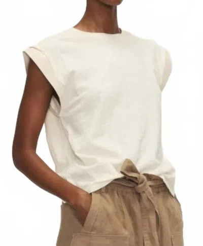 Melissa Nepton Francesca Sleeveless Top In Cream In White