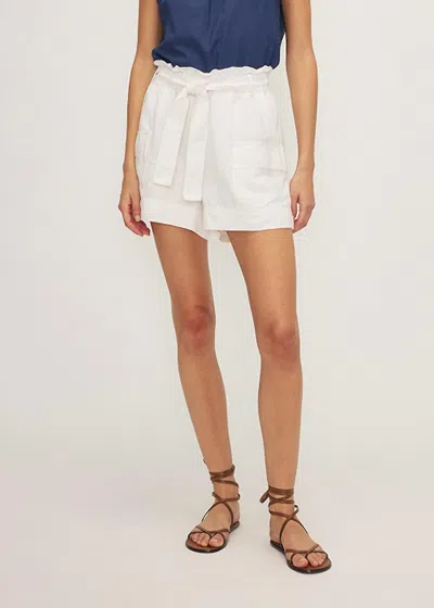 Melissa Nepton Fred Cotton Short In Off White