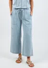 Melissa Nepton Griffith Cargo Pants In Chambray In Blue