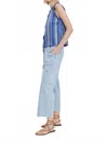 Melissa Nepton Griffith Relaxed Fit Pant In Chambray Denim In Blue