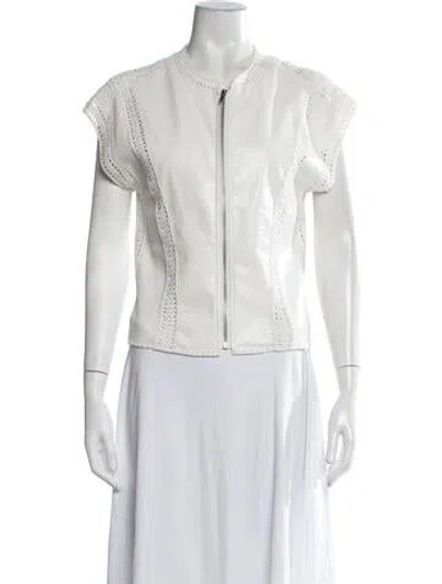 Pre-owned Melissa Nepton Jacket In White