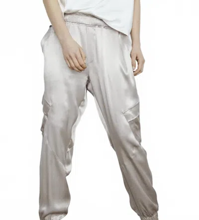 Melissa Nepton Jacob Cargo Jogger In Stone In White
