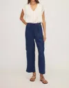 Melissa Nepton James Linen Pants In Navy