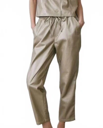 Melissa Nepton Jordyn Straight Leg Pants In Moss In Brown