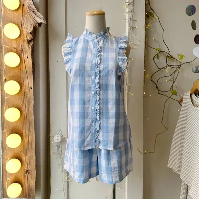 Melissa Nepton Kelly Top In Light Blue