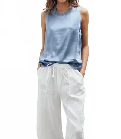 Melissa Nepton Kinsley Sleeveless Top In New York Blue