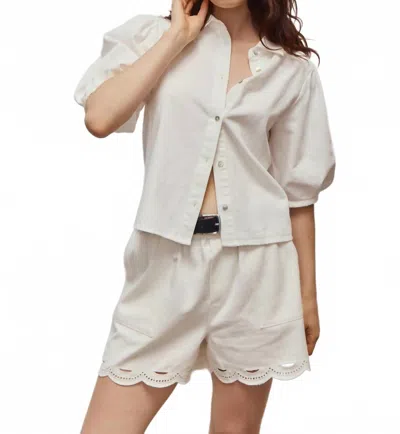 Melissa Nepton Laura Shirt In Off White In Neutral