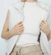 Melissa Nepton Lillian Fitted Knit Top In Off White In White