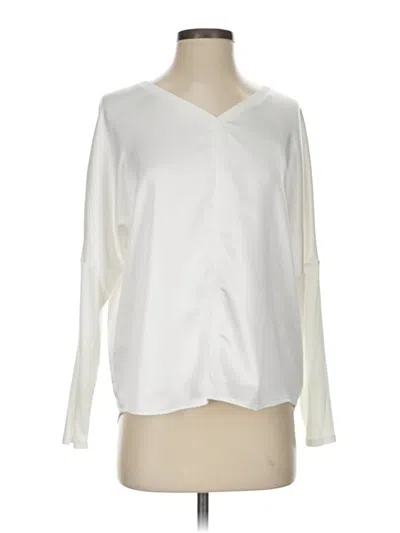 Pre-owned Melissa Nepton Long Sleeve Blouse In Ivory