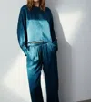 Melissa Nepton Lorene Pant In Crystal Teal