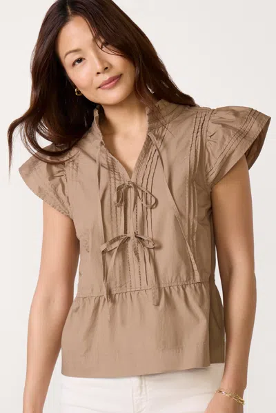 Melissa Nepton Lyla Blouse In Brown