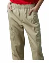 Melissa Nepton Malo Faux Leather Jogger In Desert In Beige