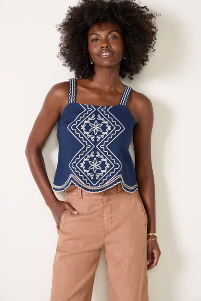 Melissa Nepton Margo Tank Top In Blue