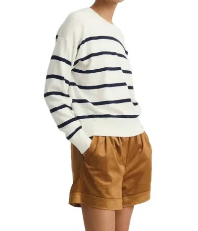Melissa Nepton Maryam Short In Brown In Multi