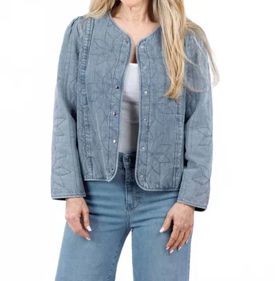 Melissa Nepton May Jacket In Denim In Multi