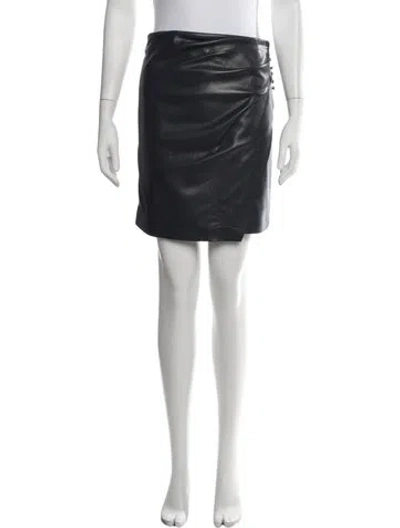 Pre-owned Melissa Nepton Mini Skirt In Blue