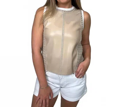 Melissa Nepton Naru Tank In Desert In Gold