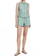 Melissa Nepton Naru Top In Perfect Green In Multi