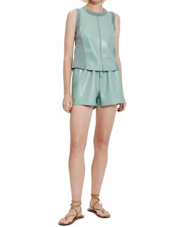Melissa Nepton Naru Top In Perfect Green In Multi