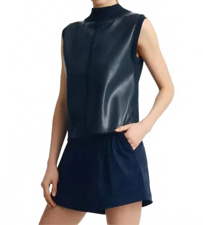 Melissa Nepton Nico Top In Dark Navy In Blue