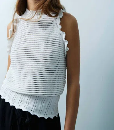 MELISSA NEPTON RANA TOP IN OFF WHITE