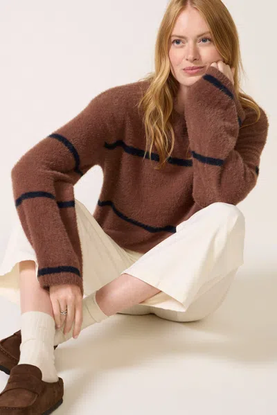 Melissa Nepton Ruby Pullover Sweater In Burgundy