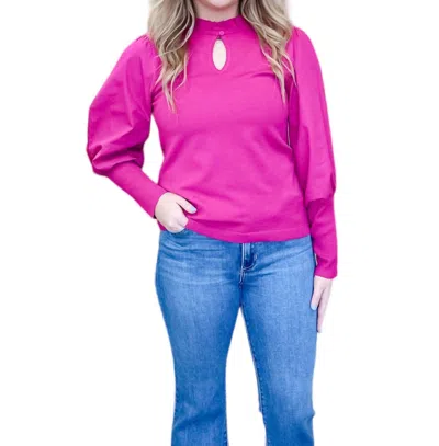Melissa Nepton Sheryl Top In Fuchsia In Pink