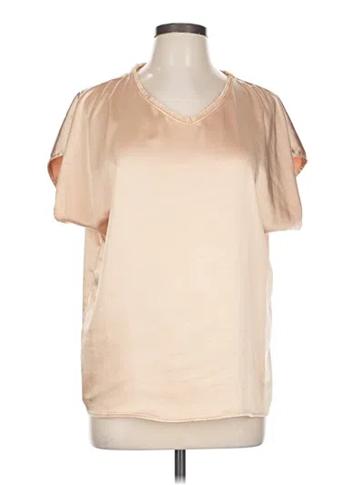 Pre-owned Melissa Nepton Short Sleeve Blouse In Brown