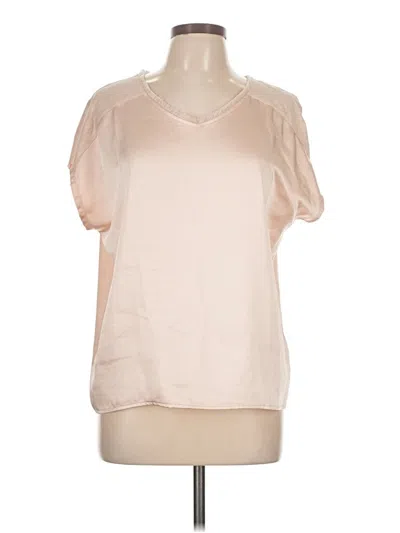 Pre-owned Melissa Nepton Short Sleeve Blouse In Tan
