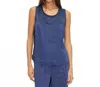 Melissa Nepton Sienna Tank Top In Summer Navy