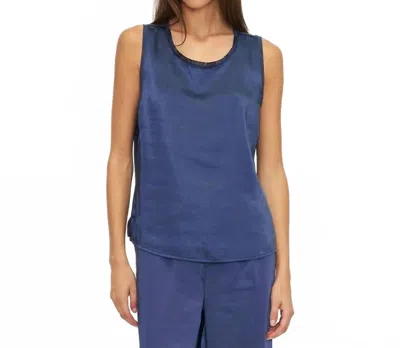 Melissa Nepton Sienna Tank Top In Summer Navy In Blue