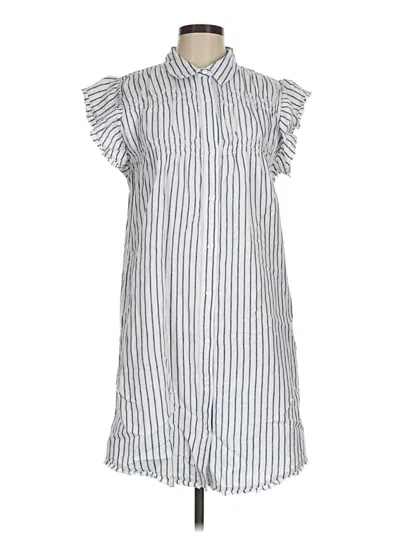 Pre-owned Melissa Nepton Sleeveless Button Down Shirt In Silver