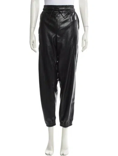 Pre-owned Melissa Nepton Straight Leg Pants In Black
