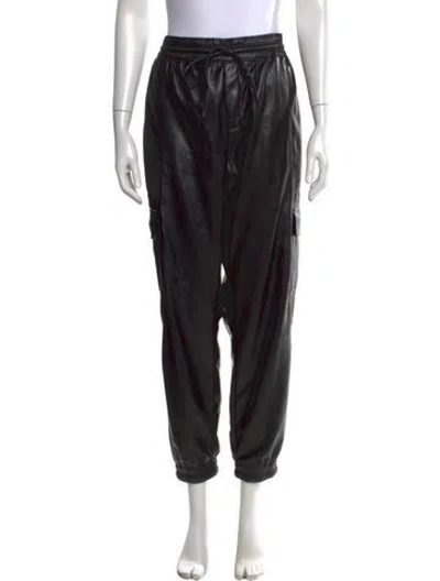 Pre-owned Melissa Nepton Straight Leg Pants In Black