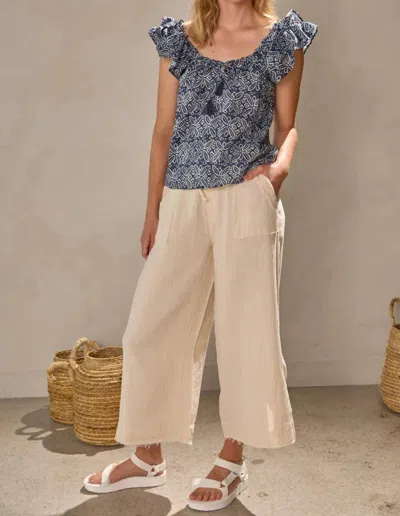 Melissa Nepton Summer Pant In Beige Clair