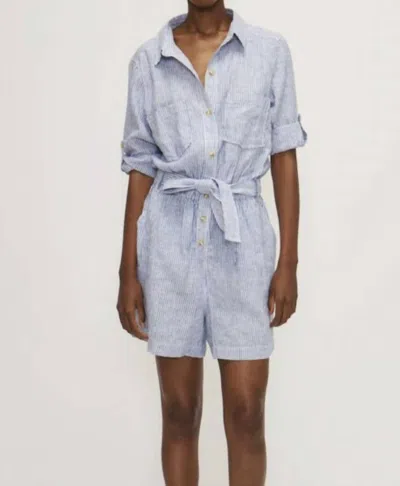 Melissa Nepton Sury Romper In Navy In Blue