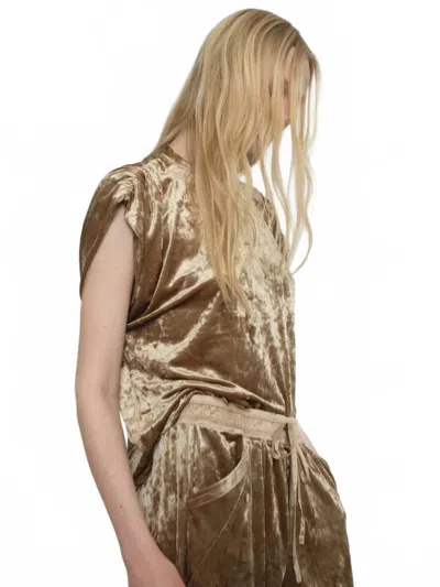 Melissa Nepton Tage Top In Copper In Multi