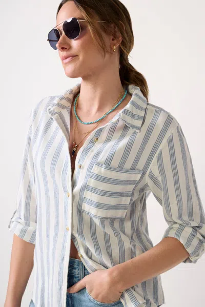 Melissa Nepton Vada Shirt In Blue