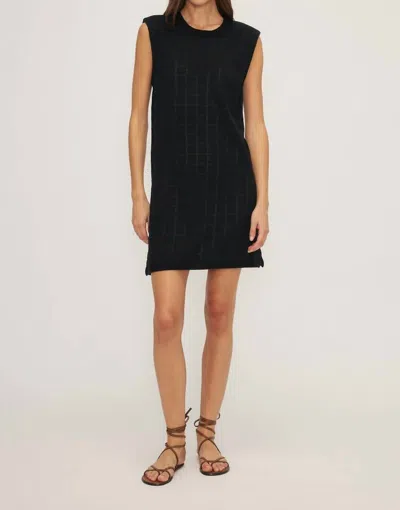 Melissa Nepton Vesa Dress In Black In Blue
