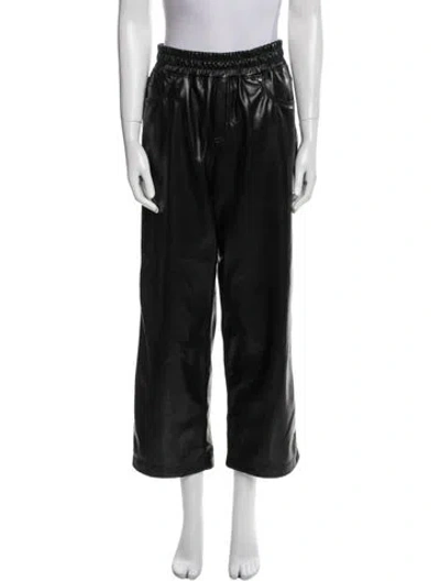 Pre-owned Melissa Nepton Wide Leg Pants In Black