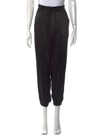 Pre-owned Melissa Nepton Wide Leg Pants In Black
