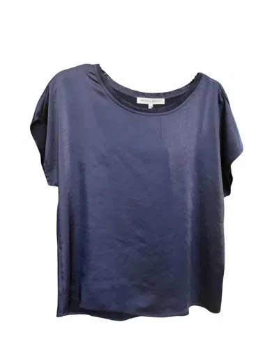 Melissa Nepton Women Anya Short Sleeve Top In Navy In Blue
