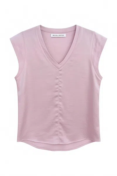 Melissa Nepton Women's Cameron Top In Lilac In Pink