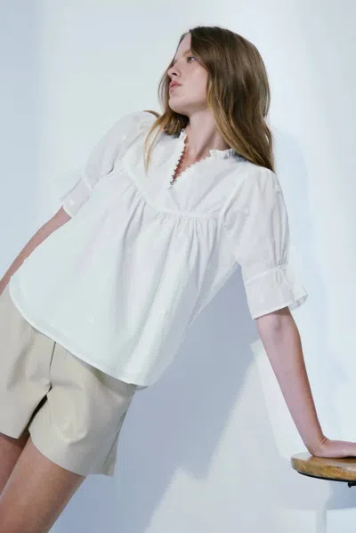 Melissa Nepton Women's Candice Blouse In White