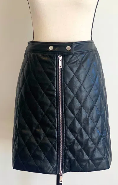 Melissa Nepton Women's Carolina Quilted Skirt In Black