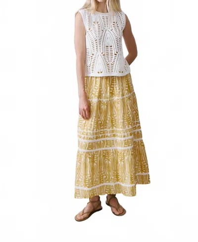 Melissa Nepton Women's Noe Skirt In Aztec Yellow In Multi