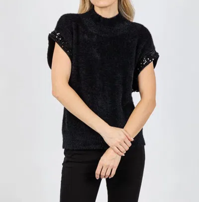 Melissa Nepton Yura Sweater Top In Black