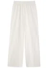 Melissa Odabash Adi Wide-leg Open-knit Trousers In White