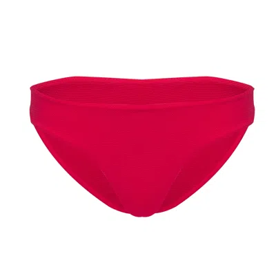 Melissa Odabash Africa Pique Red Bikini Bottom