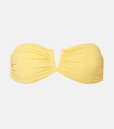 Melissa Odabash Alba Bikini Top In Yellow